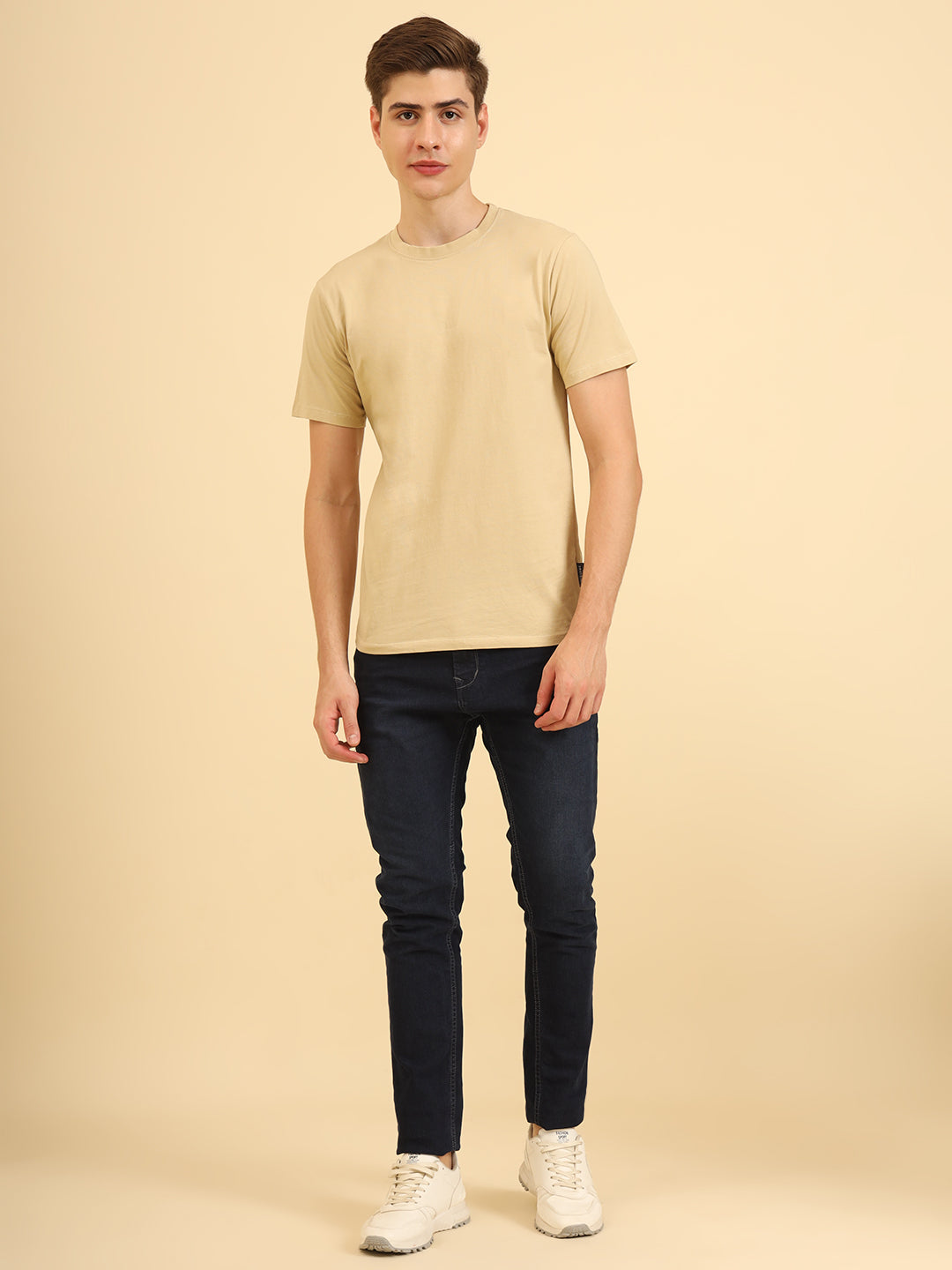 Freakin Regular Fit T-Shirt Beige