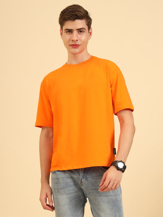 Oversize Simply Soft Fit T-Shirt Orange