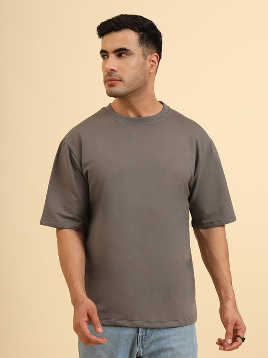 True Threads Oversized T-Shirt Grey