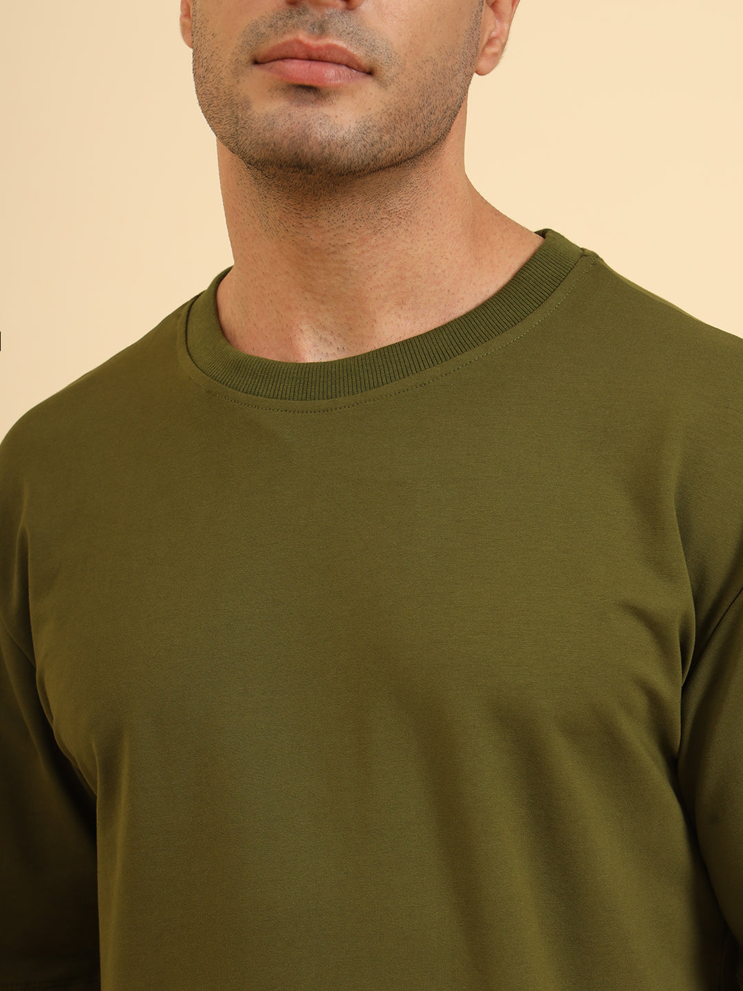 True Threads Oversized T-Shirt Olive Green