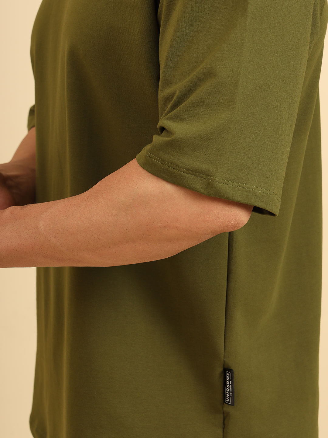 True Threads Oversized T-Shirt Olive Green