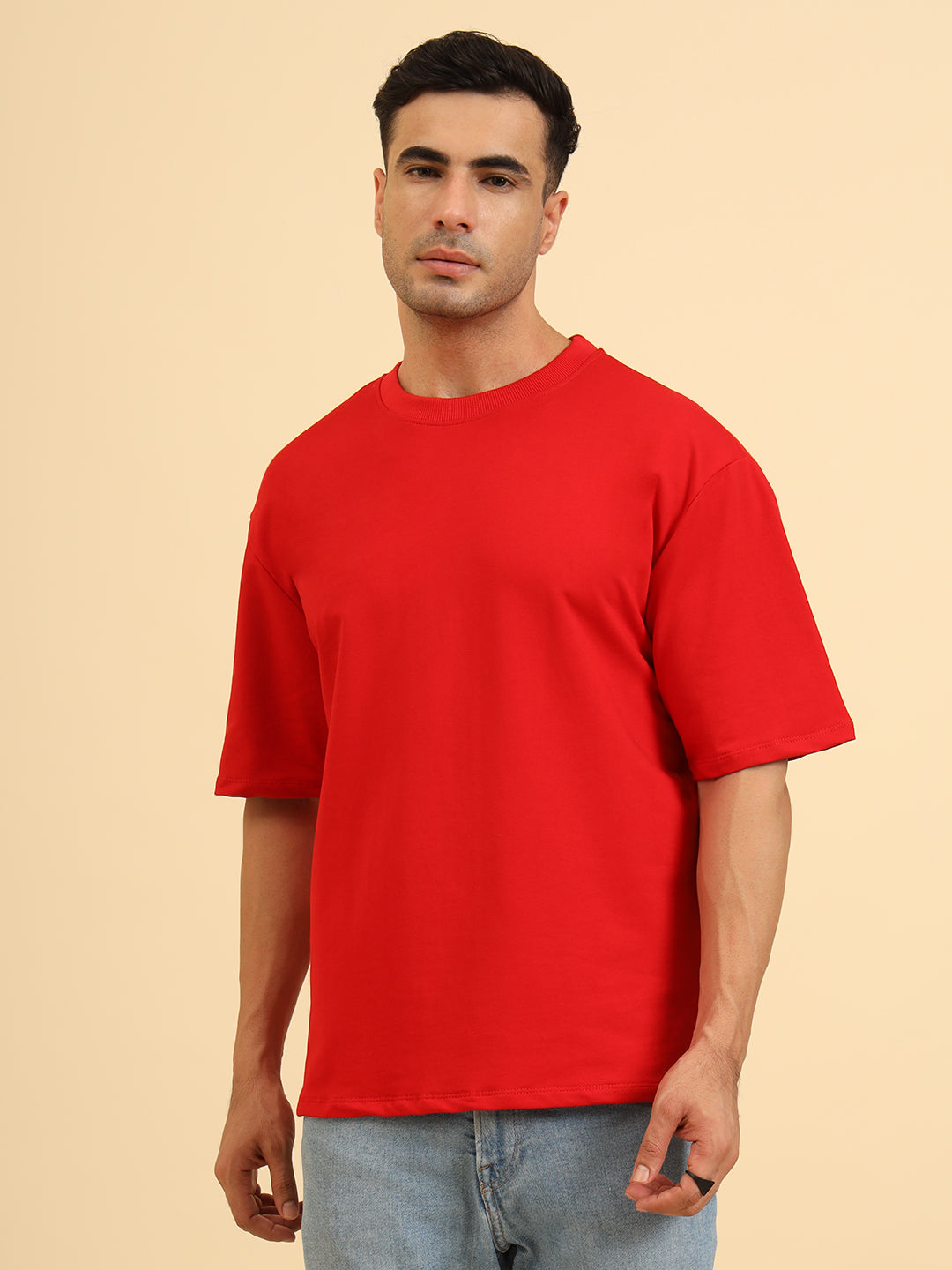 True Threads Oversized T-Shirt Red