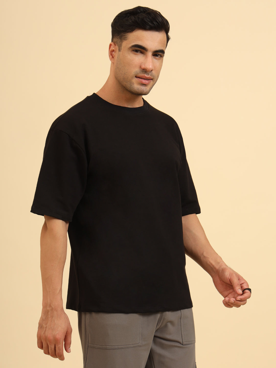 True Threads Oversized T-Shirt Black