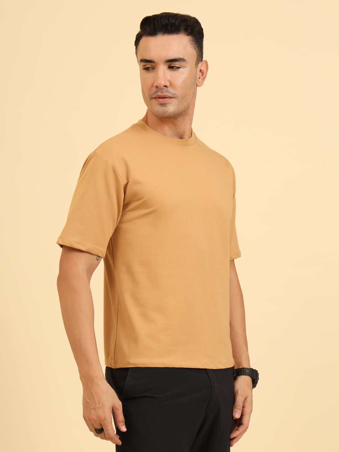 True Threads Oversized T-Shirt Mustard