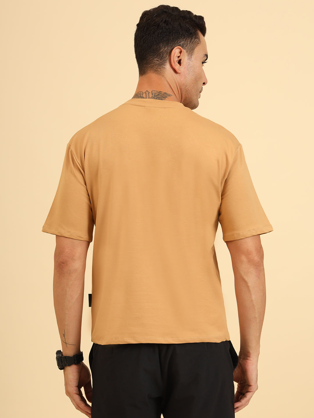 True Threads Oversized T-Shirt Mustard